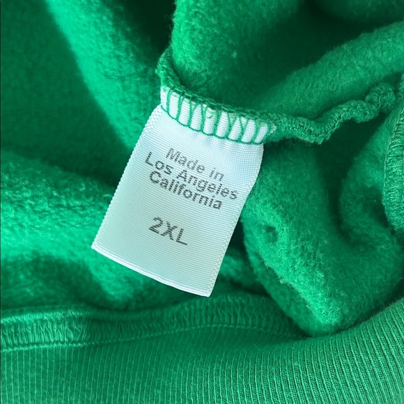 Clare V Tout Va Bien Green Sweatshirt 2XL - Picture 9 of 9